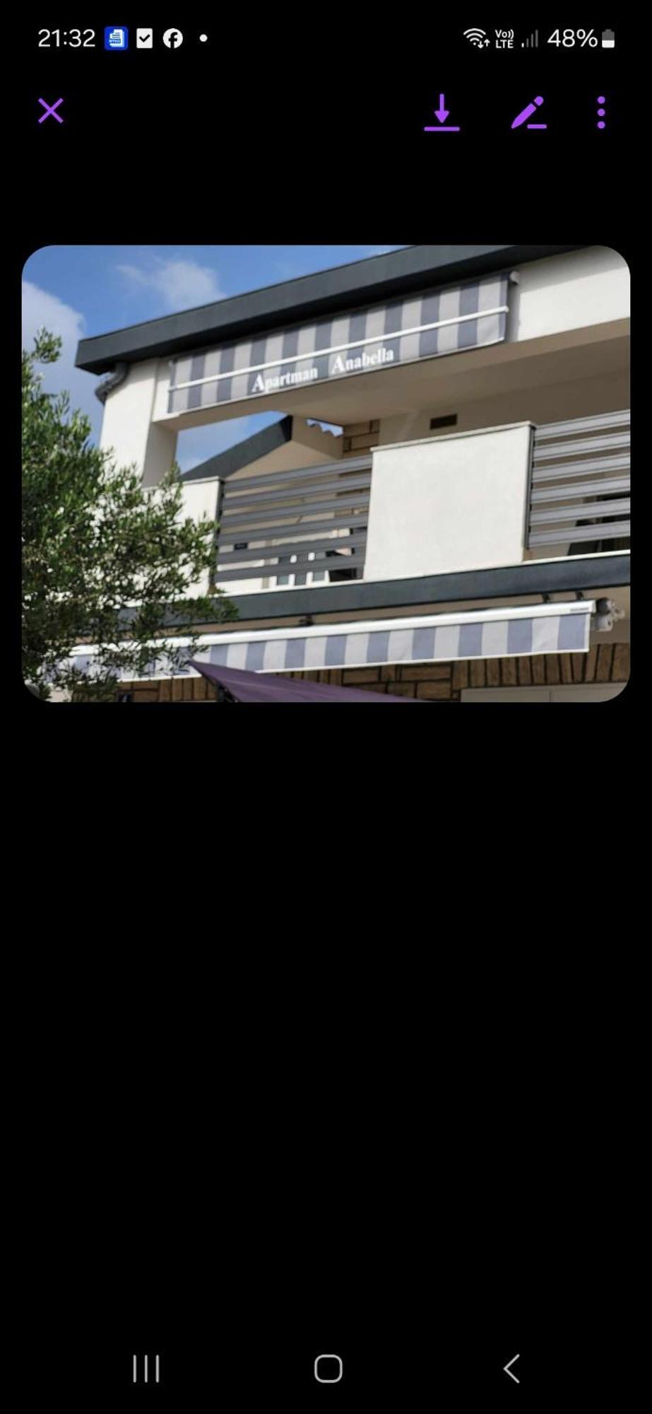 Apartman Anabella 로바니스카 외부 사진